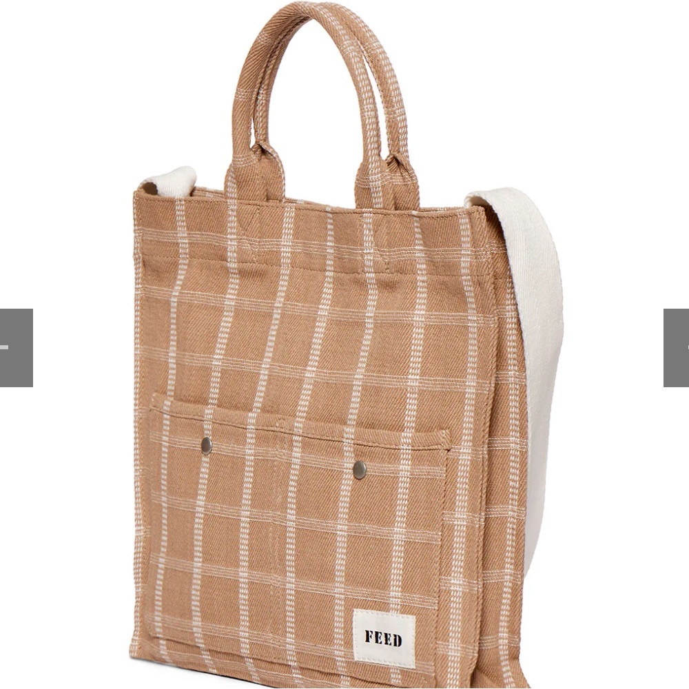 FEED Crossbody Book Bag EUC